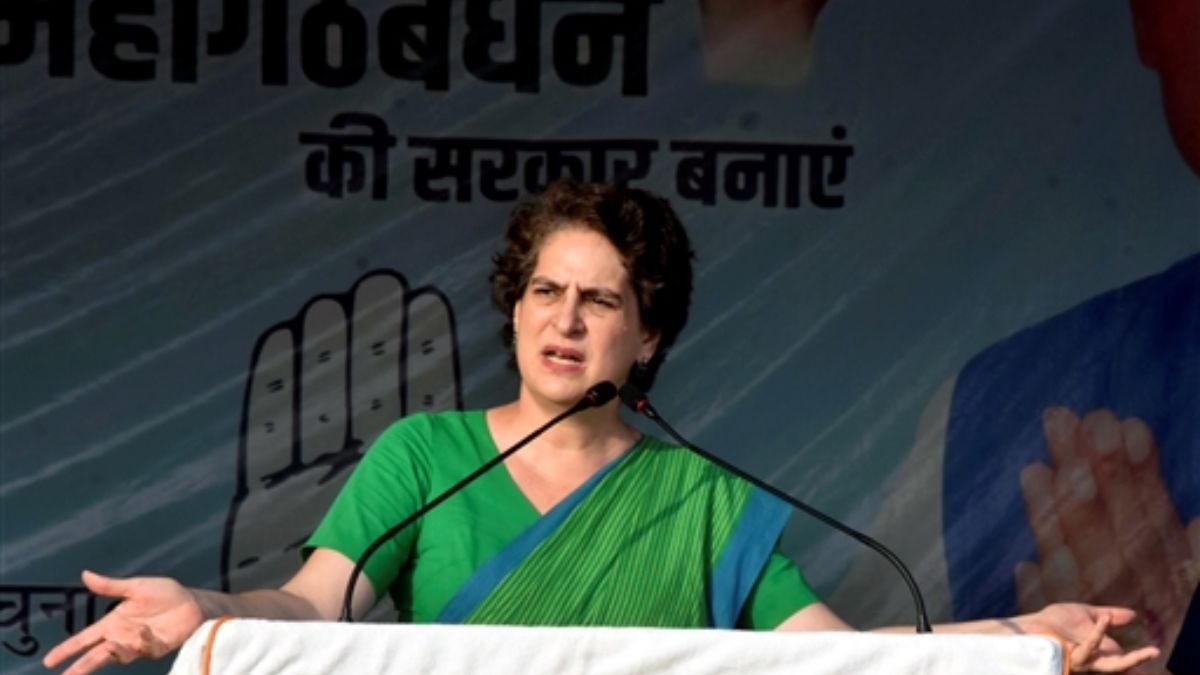 priyanka gandhi attacks pm modi on katta comment promises development in bihar