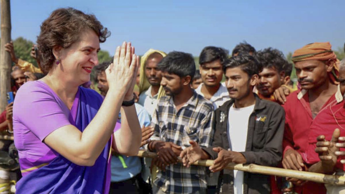 priyanka gandhi slams governments on farmer betrayal bihar election 2025