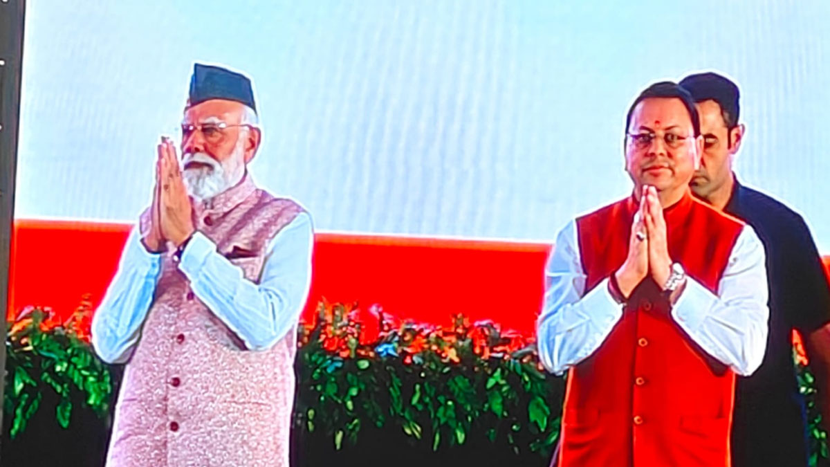 pm modi dehradun visit pm modi inaugurated and laid the foundation stone of projects worth rs 8260 crore