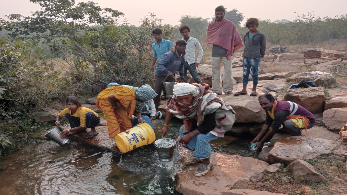 waterfall water is the lifeline nature not government efforts is the lifeline in mirzapur jagran special