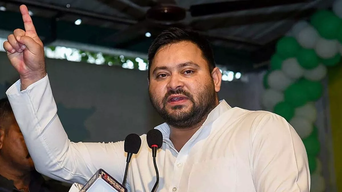 tejashwi yadav birthday rjd celebrates with 36 pound cake