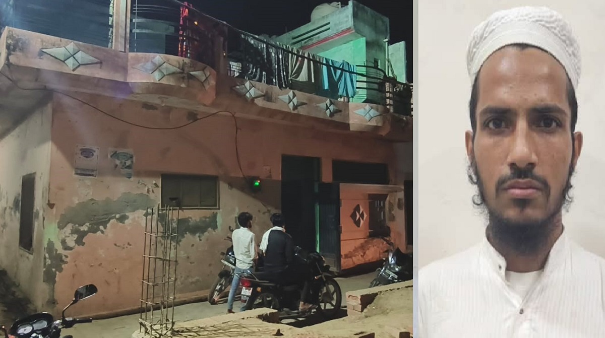 suspected terrorist azad arrested isi links and family contact