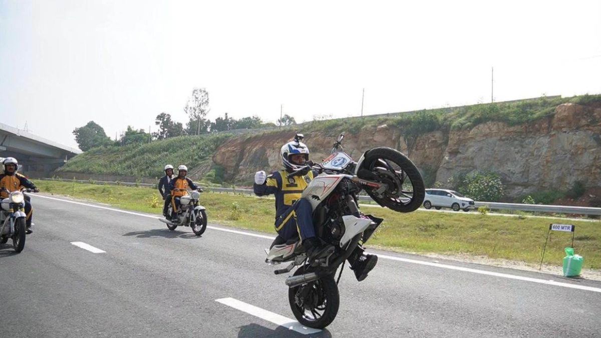 bike stunt in shri renukaji case filed against reckless rider