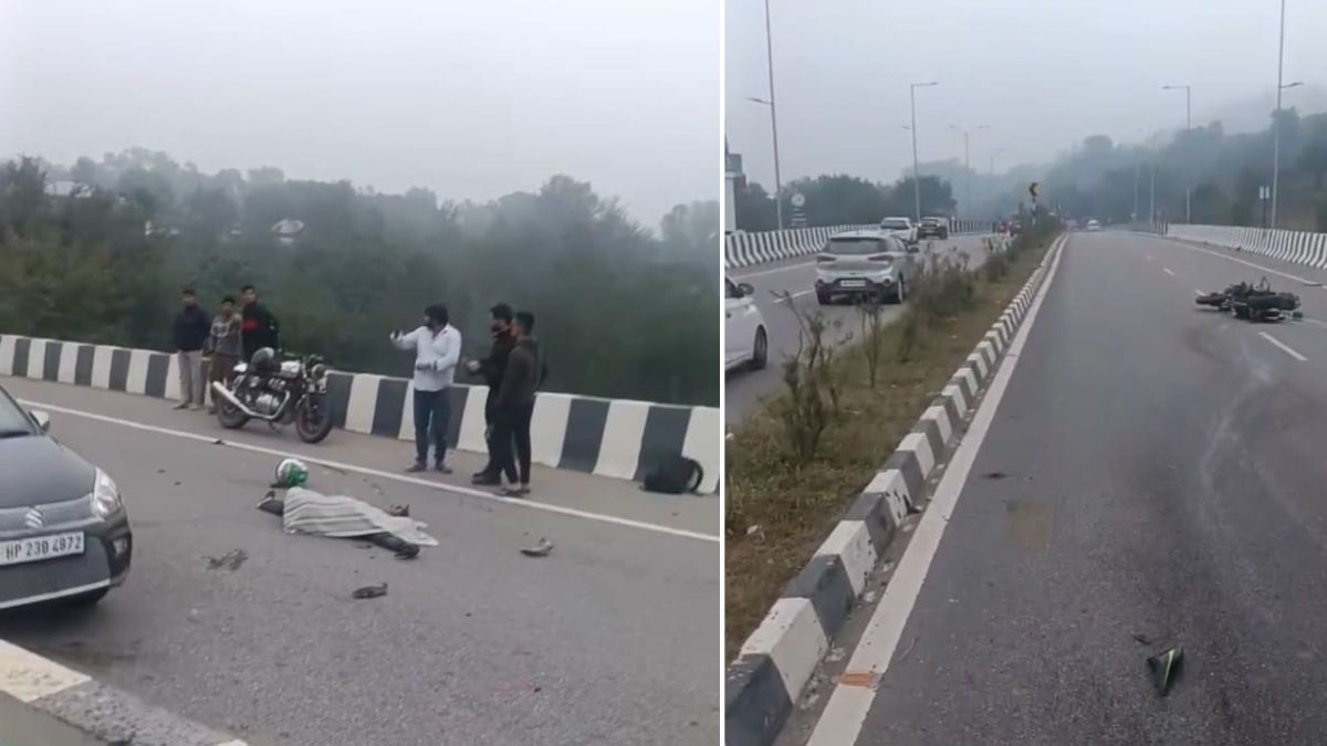 manali trip turns tragic punjab youth dies in bilaspur bike accident