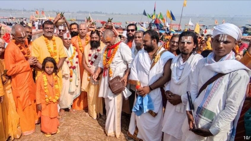ram mandir grand rituals before flag hoisting saketotsav begins
