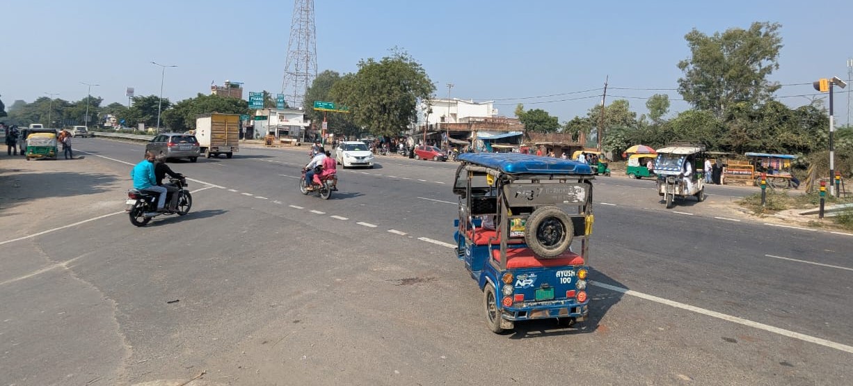 lucknowayodhya highway safe traffic zone preparation