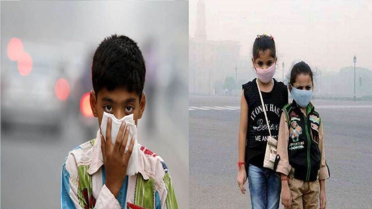 delhincr air pollution impact on childrens health