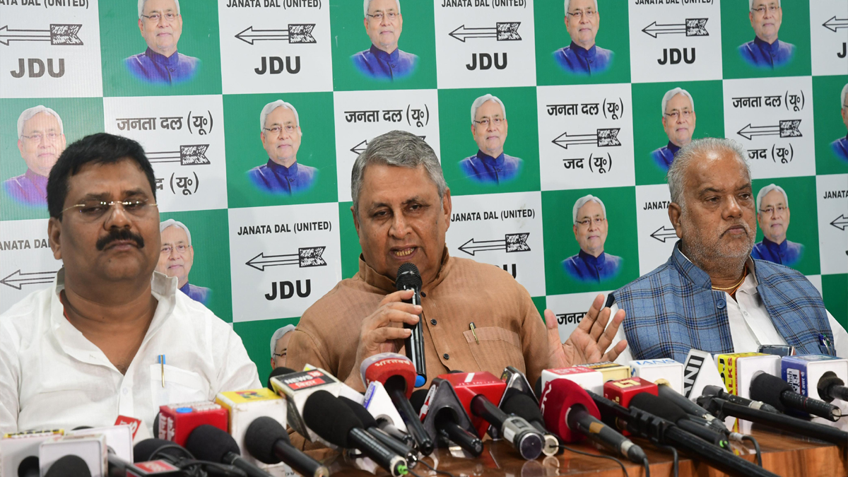 bihar chunav minister slams oppositions lies and deceit campaign