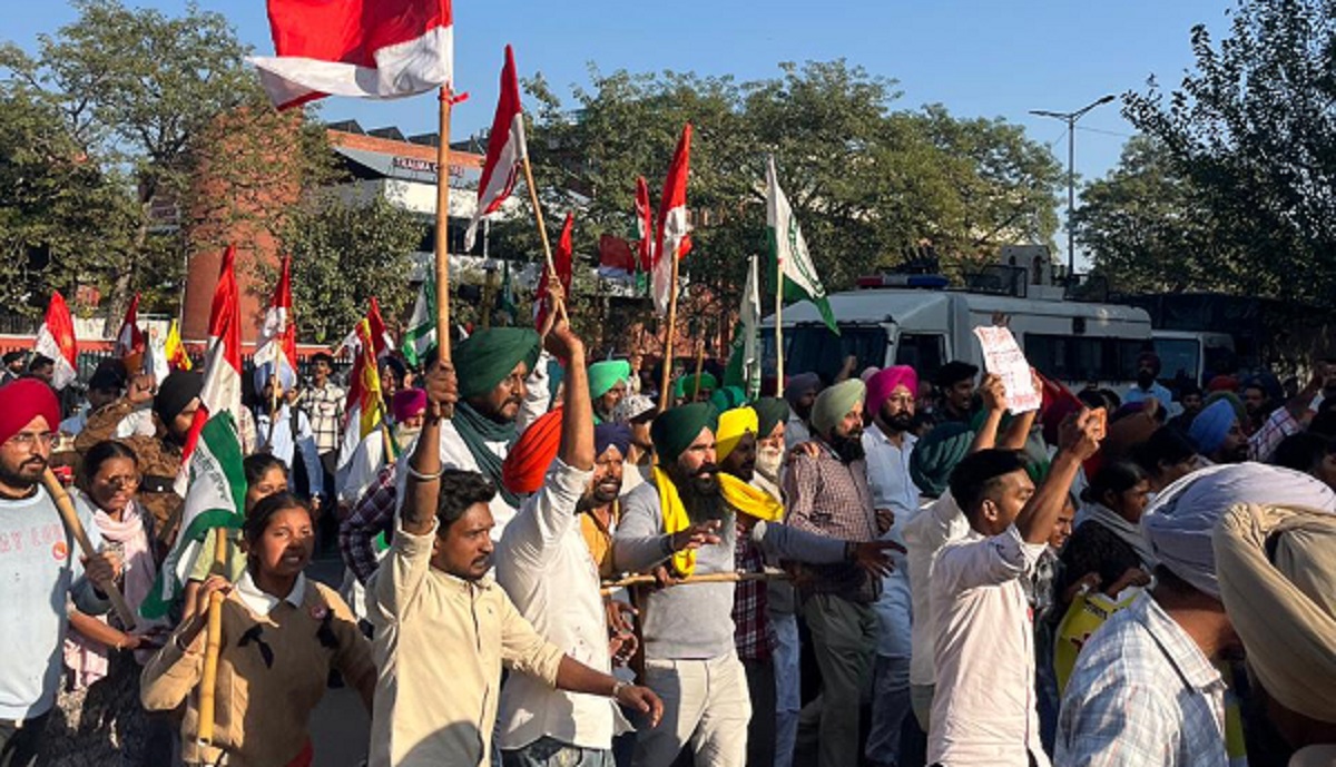 punjab university senate election protest khalistan slogans raised
