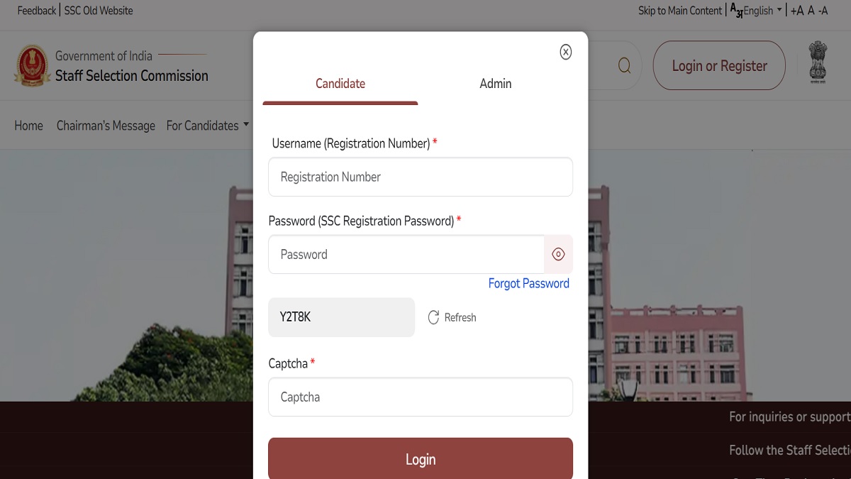 ssc self slot booking self select exam city and date facility available for ssc je and delhi police si recruitment