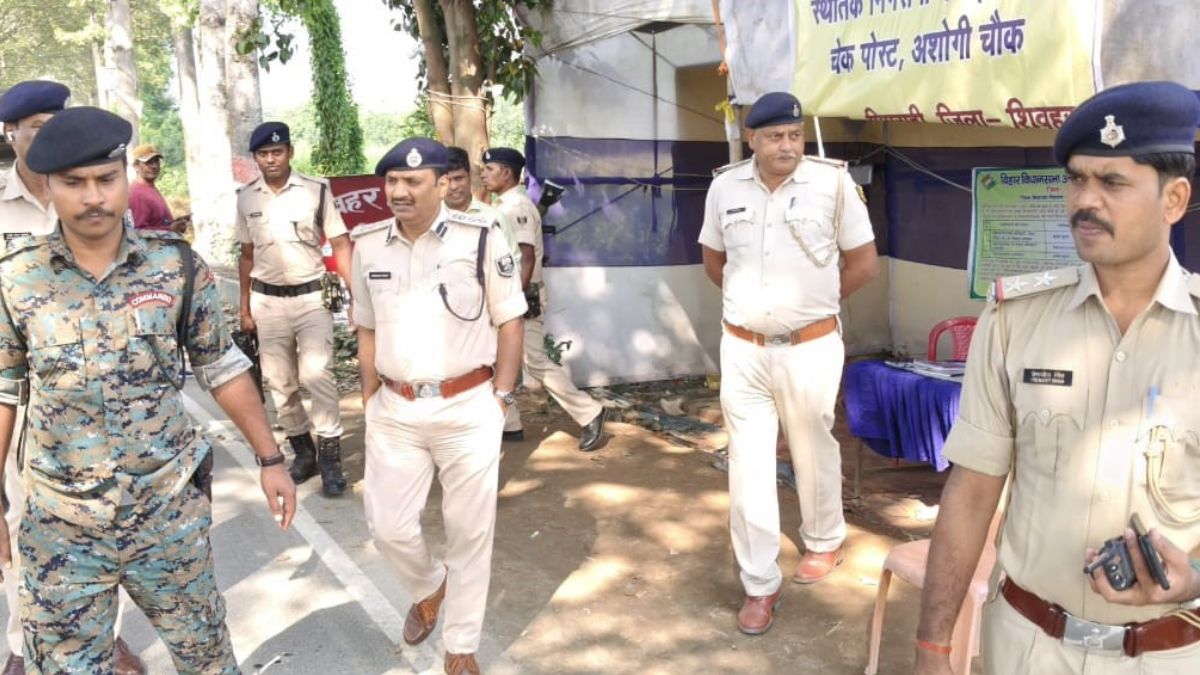 sheohar election security sp takes charge for peaceful voting