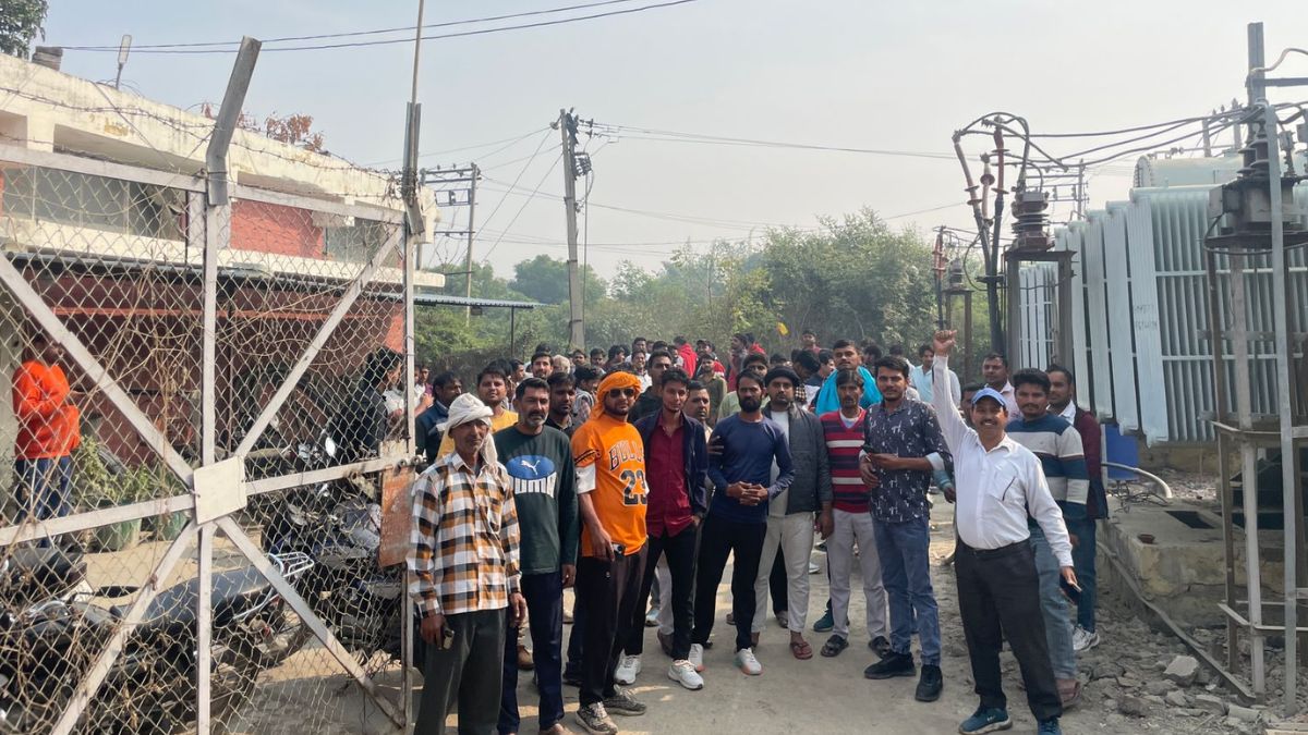 sonipat power corporation employees protest job loss after contract ends
