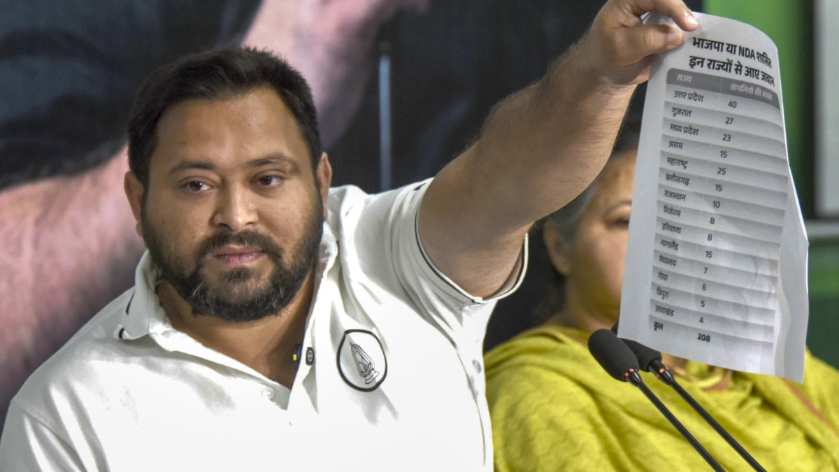tejashwi yadav alleges nda misuse of power in bihar elections 2025