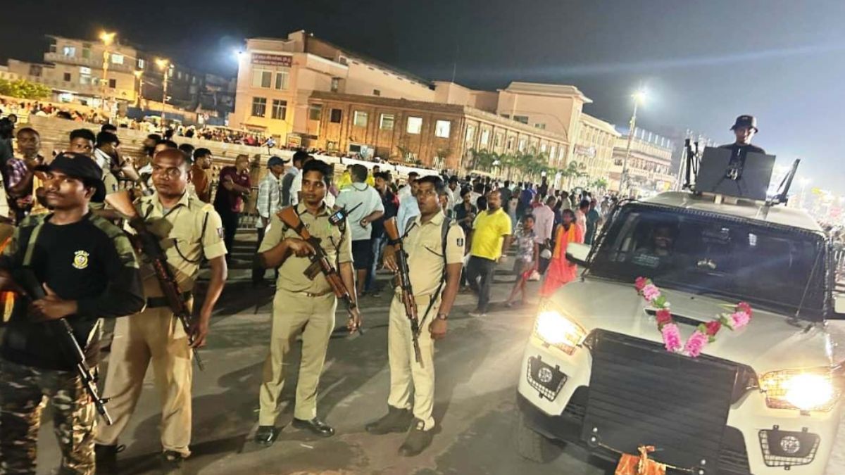 odisha high alert security tightened at puri hirakud after delhi blast