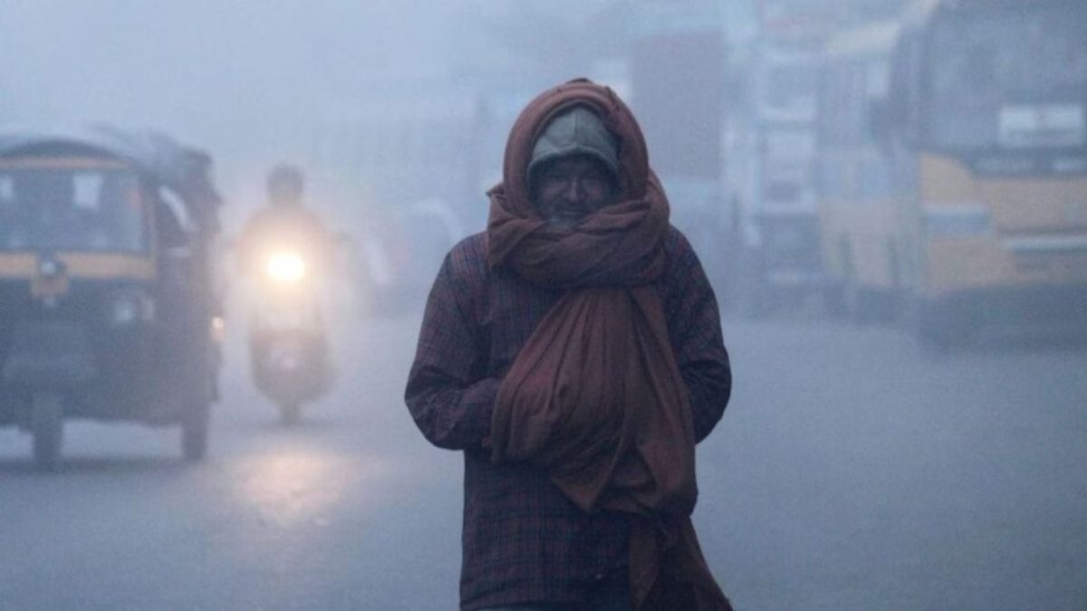 delhi weather update cold wave temperature dips to 99c seasons first