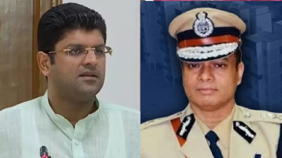 dgp sir does he also fall in the category of criminals dushyant chautala shared this photo