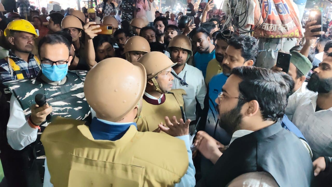 varanasi dalmandi dispute escalates jcb deployment sparks protests