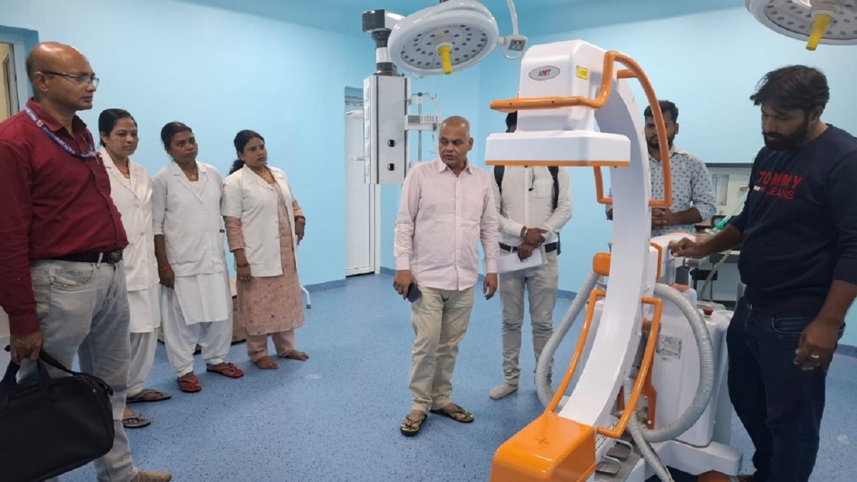 bihar health newstrial of ot of orthopedic department in model hospital muzaffarpur