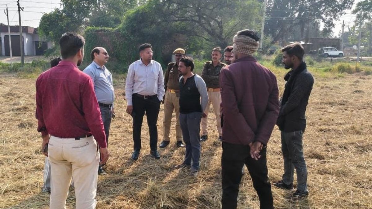 fine imposed on farmers for burning stubble in orai