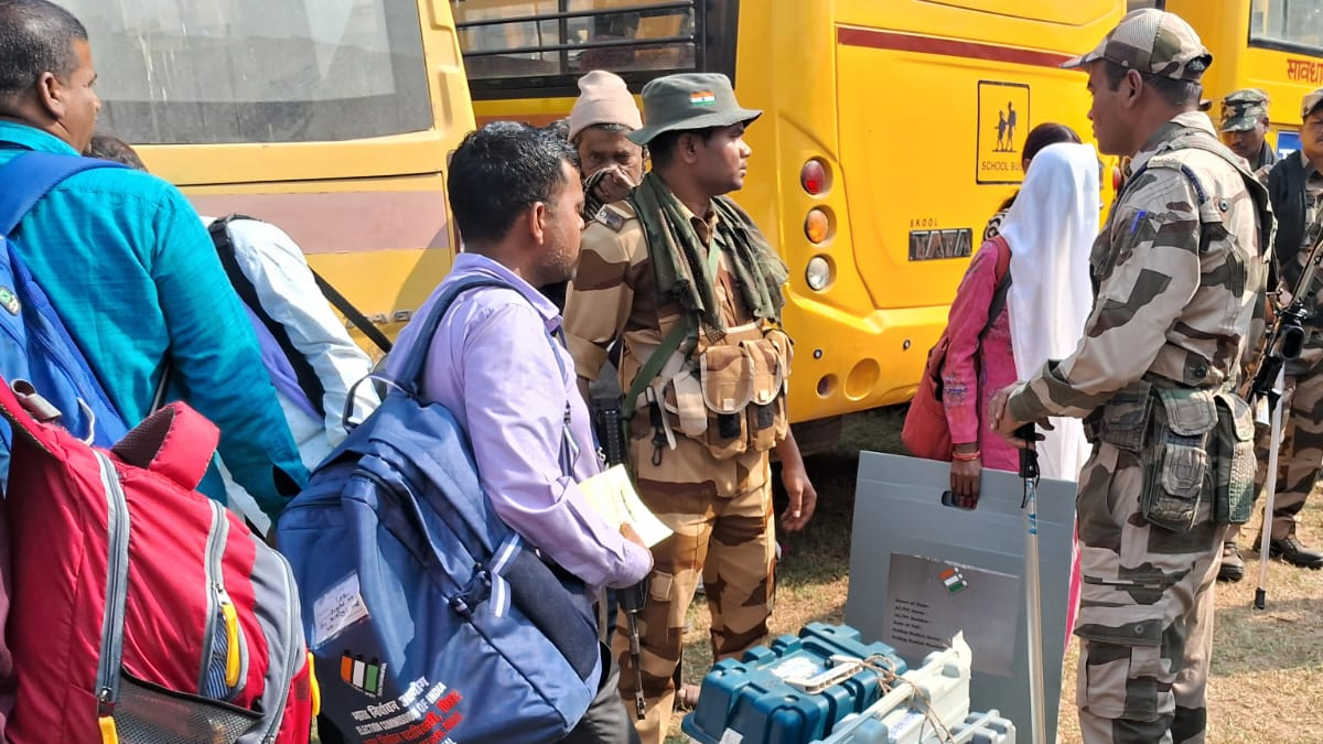 bihar elections 2025 phase 2 record deployment of central forces in border districts