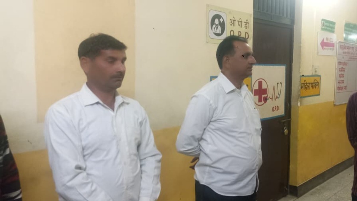 police officer arrested for taking bribe in sambhal land fraud case