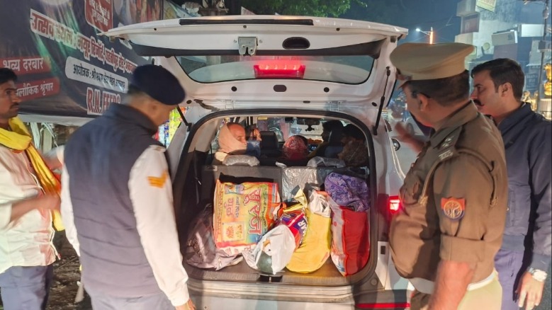 ayodhya border high alert after delhi blast vehicle checks