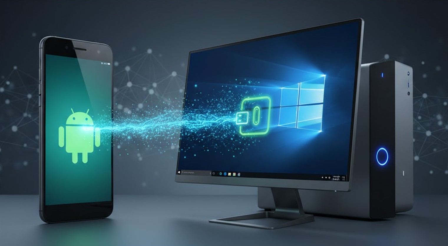 this is how you can link your android phone with a windows pc