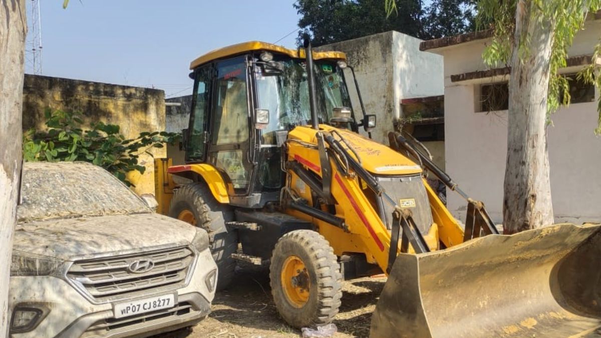 hapur illegal mining operation busted vehicles seized