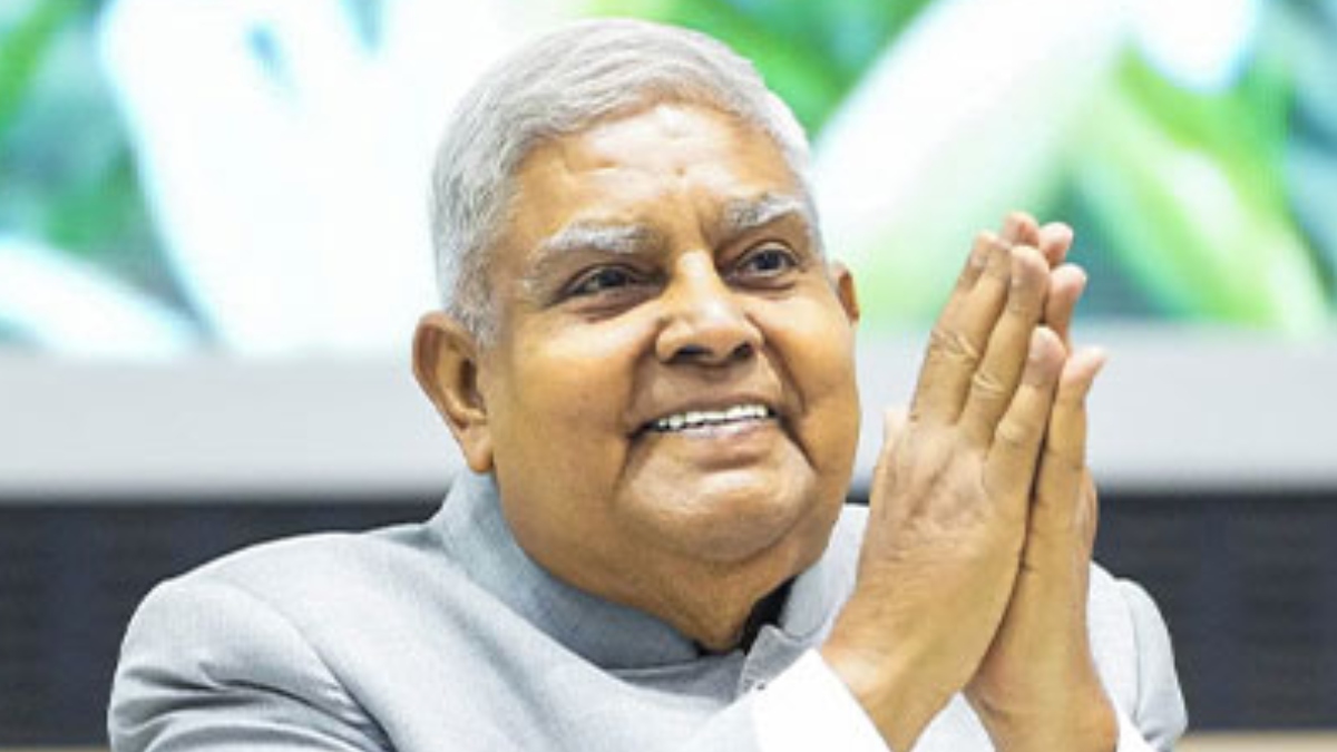 former vice president dhankhar to speak at rss leaders book launch first speech after resign