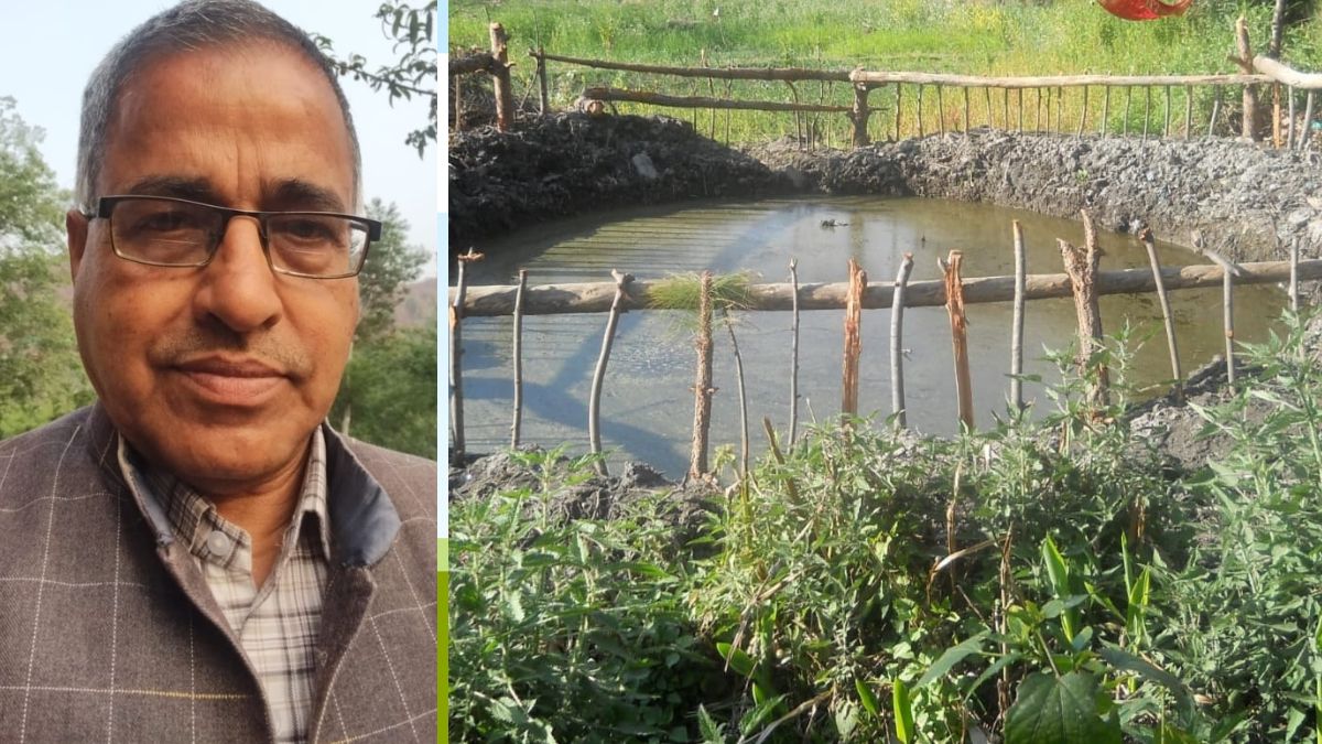 know mohan chandra kandpal he gave slogan pani bone and this campaign give him sixth national water award