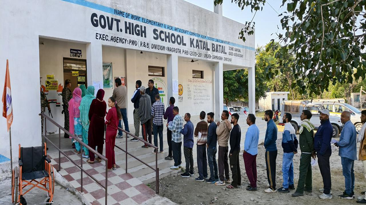 jammu kashmir elections high voter turnout in nagrota budgam