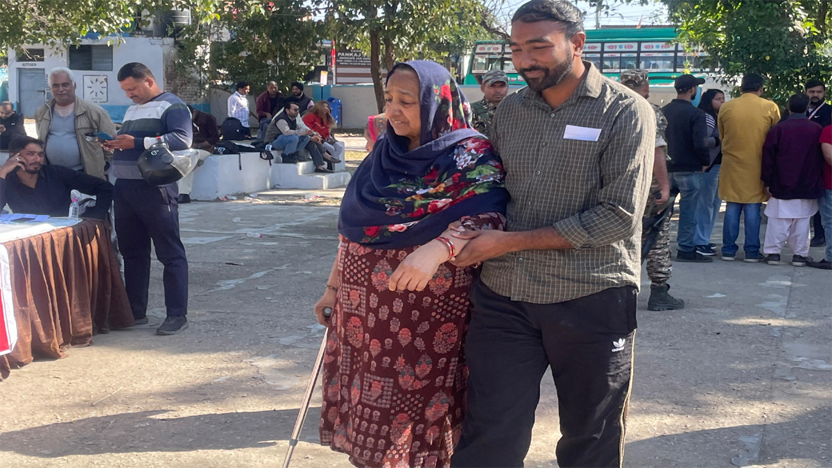 nagrota byelection elderly voters show enthusiasm 104yearold baso devi votes