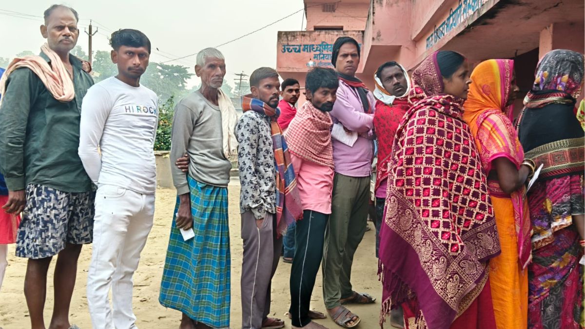 riga vidhan sabha chunav 2025 voting check bihar election voting latest news bjp vs congress vs jansuraj candidates list