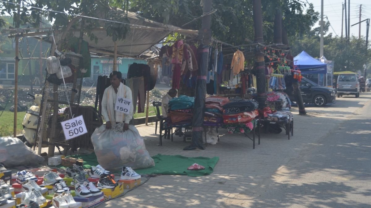 illegal encroachments have swallowed up the citys sidewalks forcing pedestrians to walk on the road making walking a risk