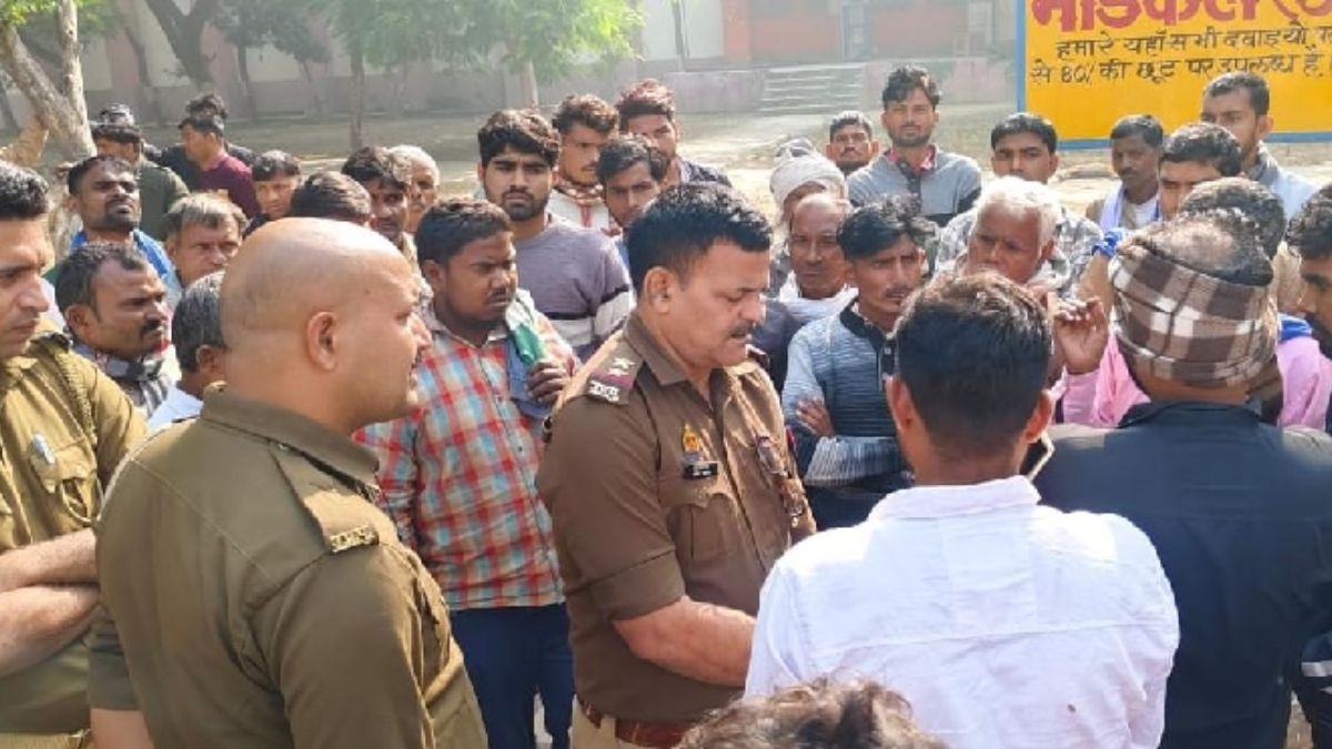 road accident in kannauj youth dies family alleges police murder