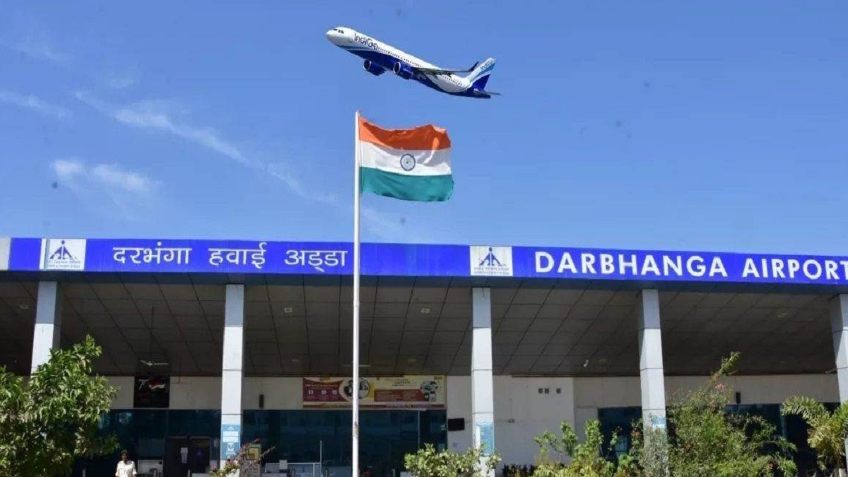 delhi blast impact security increased at darbhanga airport