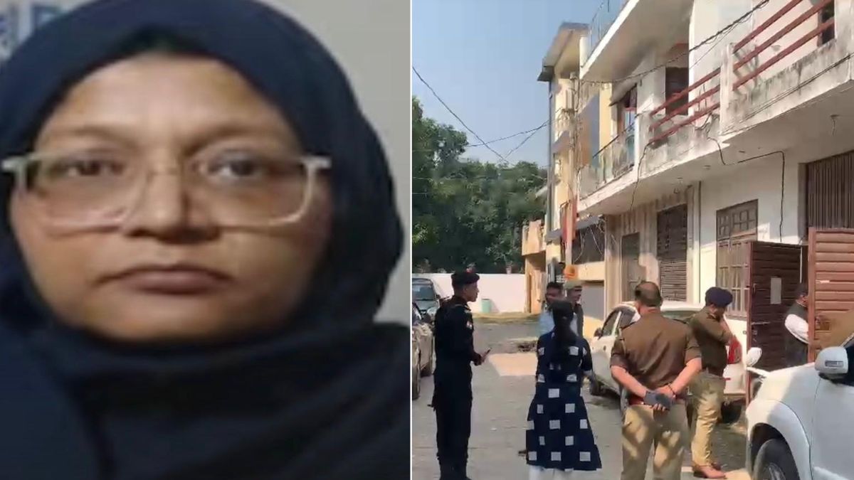 lucknow terrorist girlfriend raid ats jk police investigate delhi blast links