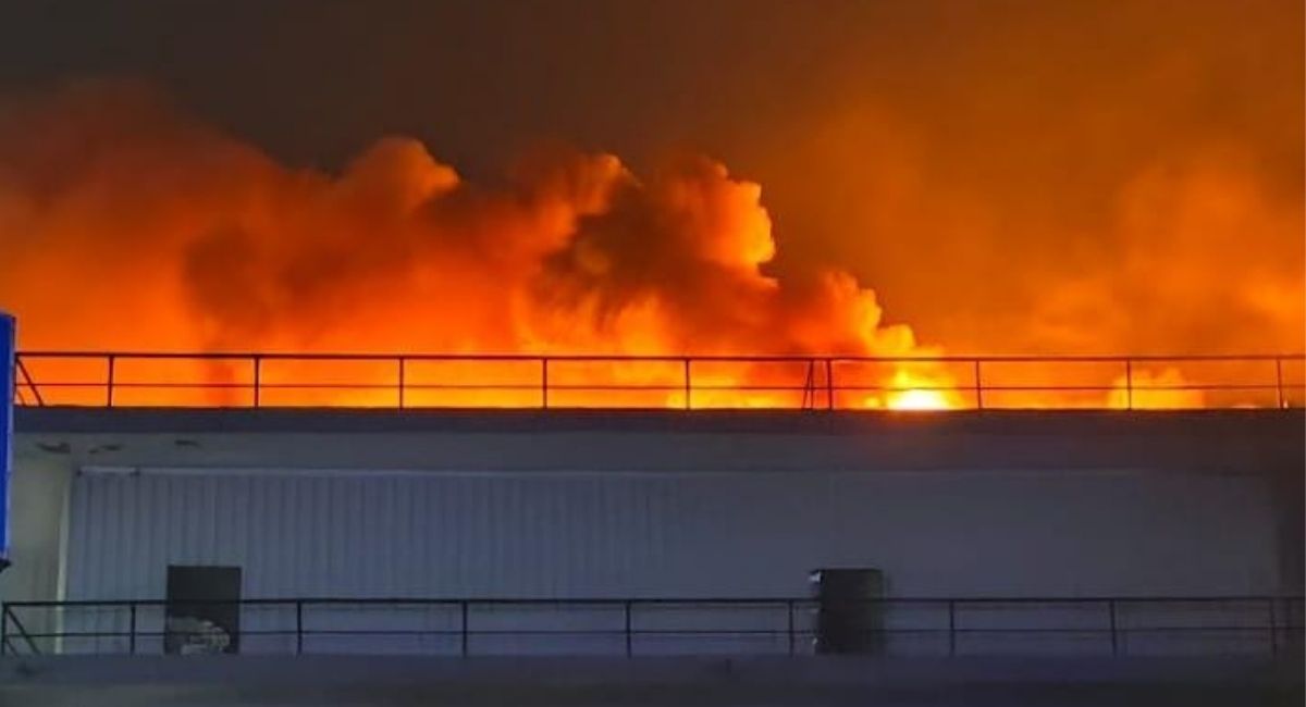 kanpur dehat cold storage fire due to short circuit massive loss