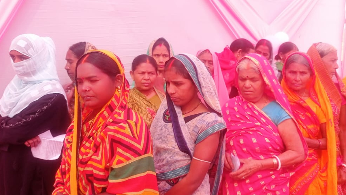 bihar elections 2025 gaya voting update 1597 turnout till 9 am