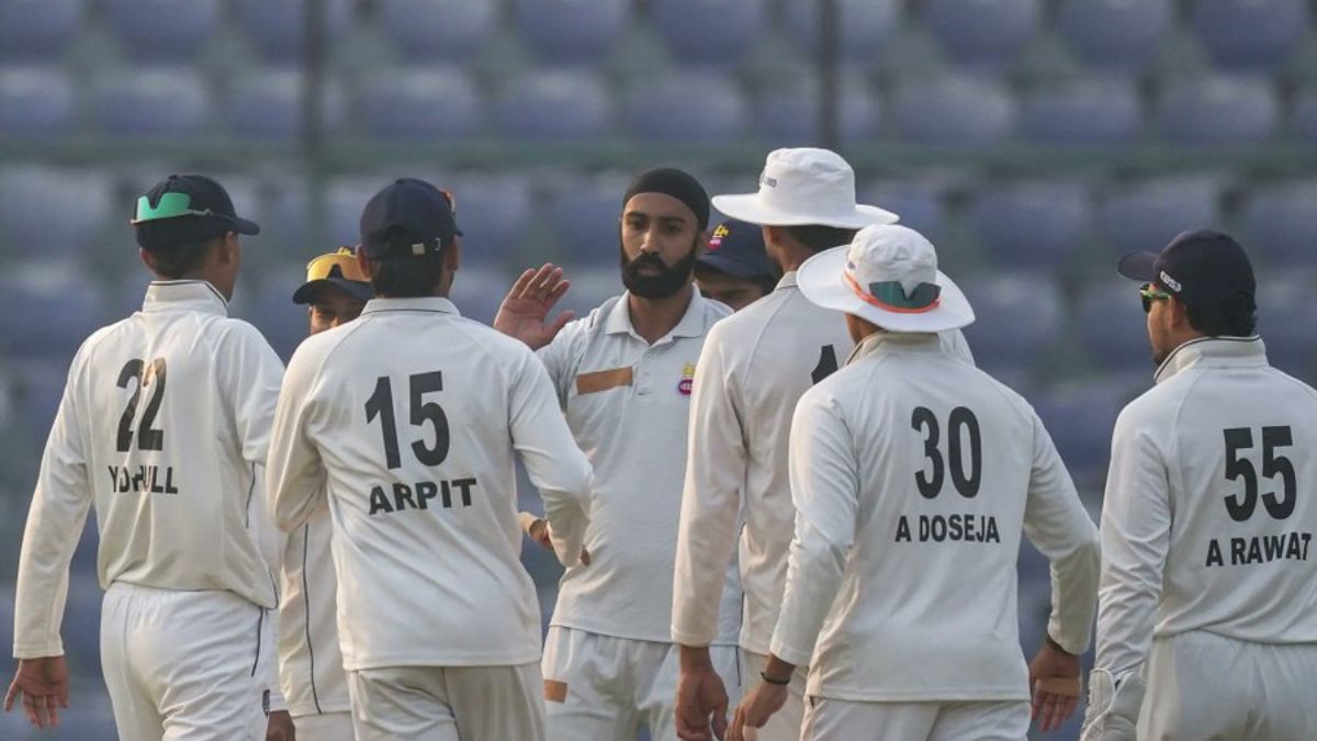 ranji trophy round up day 4 jammu and kashmir beat delhi bihar played draw mp win
