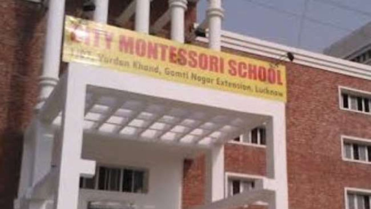 cms school student injured by falling pole in lucknow