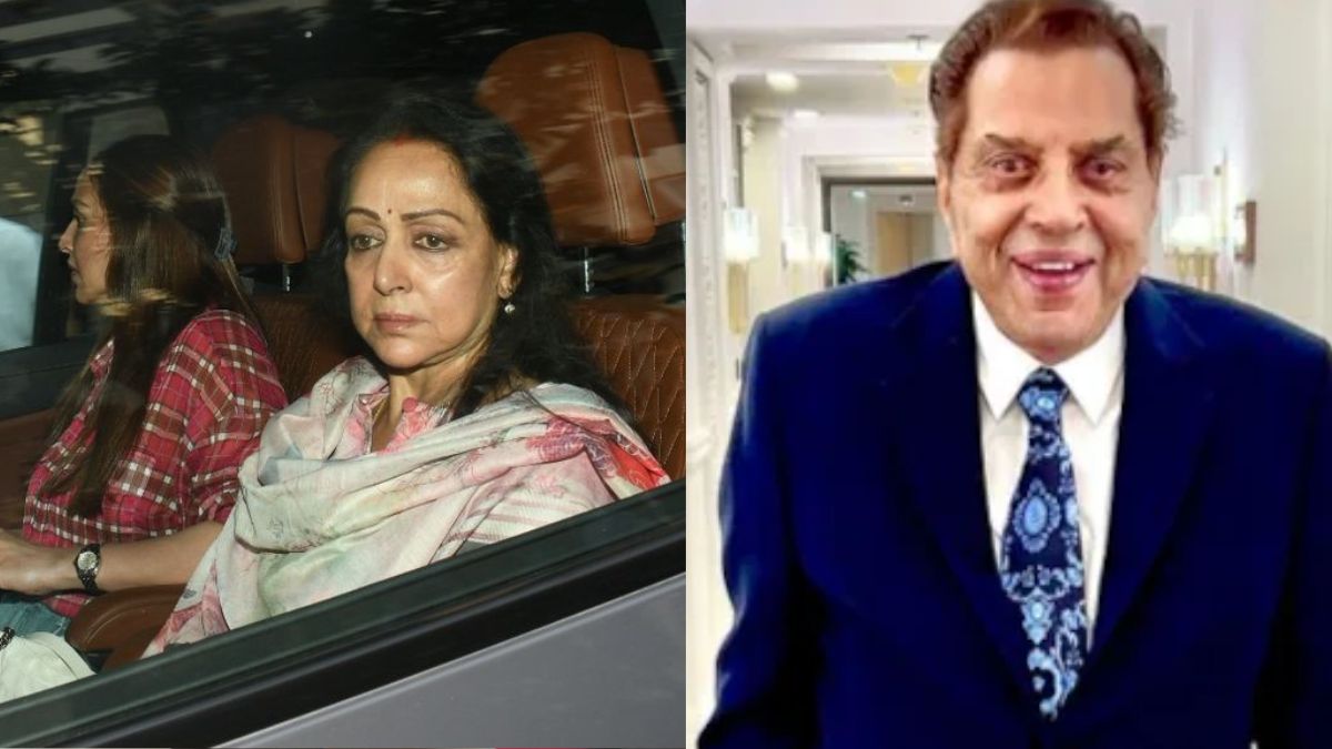 hema malini makes first appearance after dharmendra death rumour looks devastated