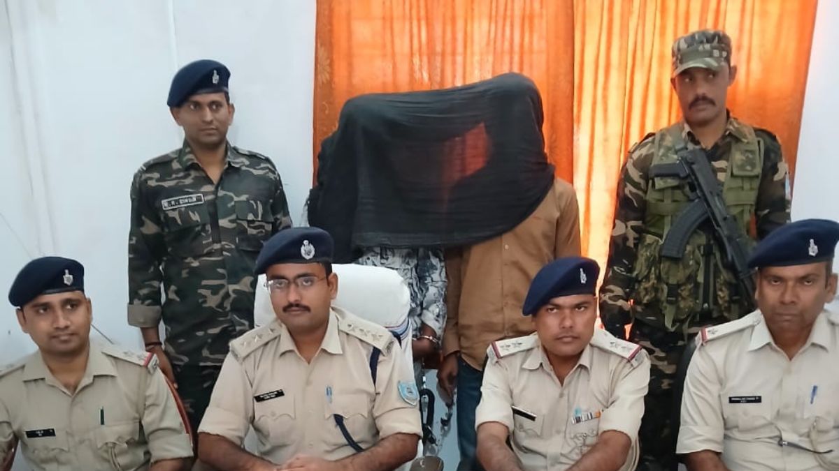 two arrested with brown sugar in palamu police action