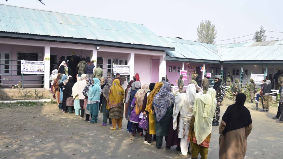 jammu kashmir bye election voter turnout in nagrota more than 74 perscent and in budgam 50 perscent cm omar abdullahs reputation at stake