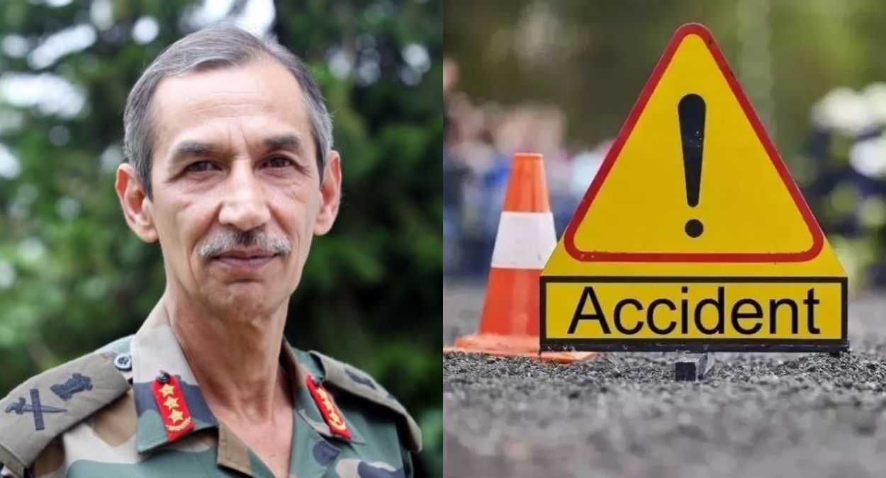 retired generals car hit by vip convoy in mohali