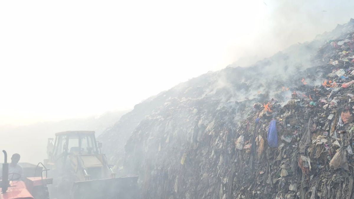 hapur waste management crisis overflowing landfill halts garbage collection