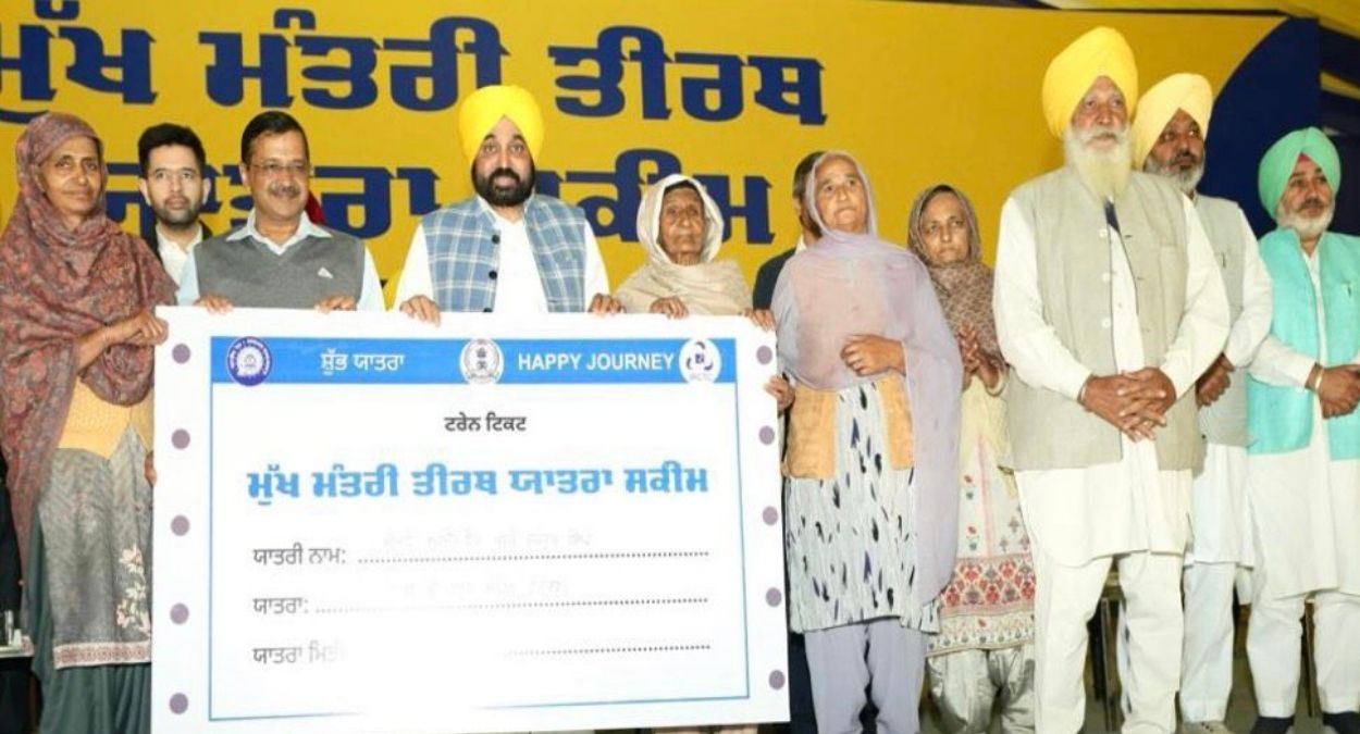 punjab pilgrimage elderly embark on golden temple journey under cms scheme