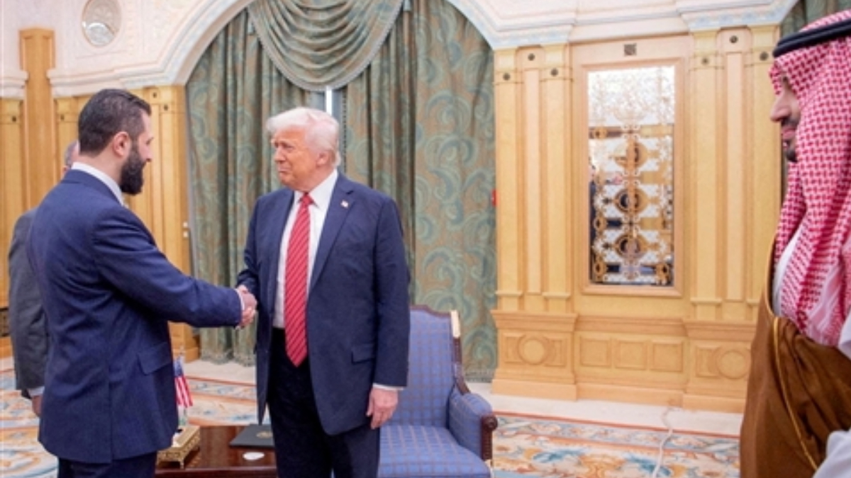 trump asks syrian president about wives viral video