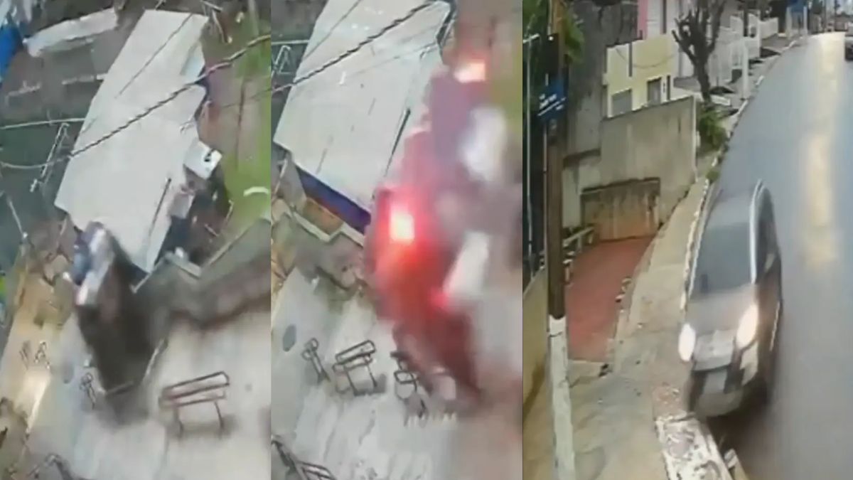 suv flies off road and plunges into bay in brazil driver miraculously survives