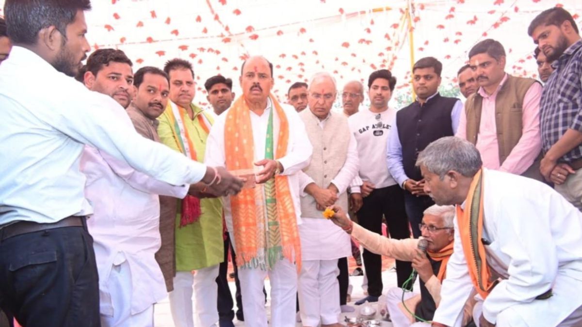 sihm to be built in rampur village at a cost of rs 49 crore in aligarh district construction begins